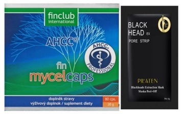 Kapsułki Finclub Fin Mycelcaps 80 szt.Odporność z Finlandii Ahcc Oryginał
