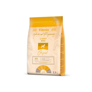 FITMIN program Light Mini Original - sucha karma dla psa - 2,5 kg