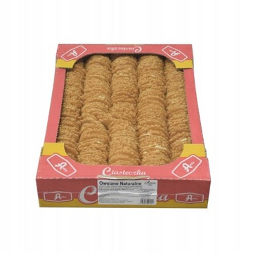 Ania Ciasteczka Owsiane Naturalne bez Dodatku Cukru 500g