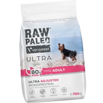Raw Paleo Ultra Pork Mini Adult 750g
