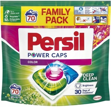 Kapsułki do prania Persil Power Color 70 szt XXXL