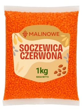 Soczewica Czerwona 1kg Doskonała Naturalna Jakość Premium