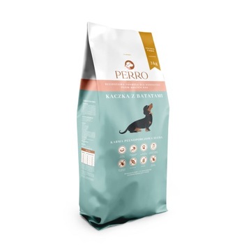 PERRO Kaczka z batatami - Bezzbożowa karma sucha 3kg