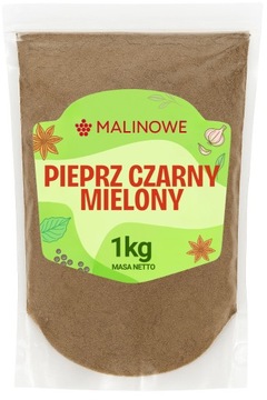 Pieprz Czarny Mielony 1kg Wyrazisty Aromatyczny Premium
