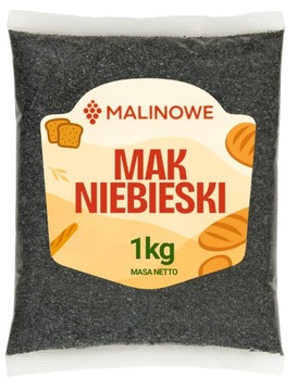 Mak Niebieski Ziarno 1kg Doskonały Naturalny