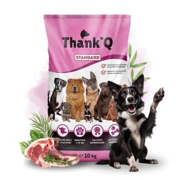 THANK'Q STANDARD Karma dla psa, jagnięcina 10 kg