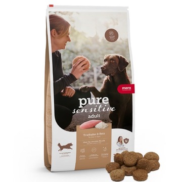 Meradog Pure Sensitive Mera Dog Pure Sensitive Adult indyk i ryż 2 x 12,5 kg