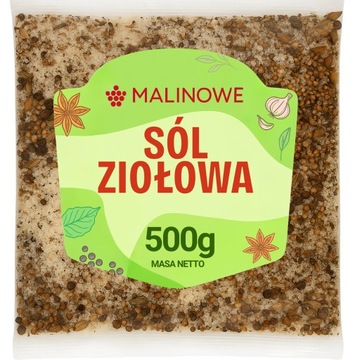 Sól Ziołowa 500g Doskonała Wyrazista Jakość Premium