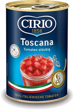 Pomidory Toscana w kawałkach 400 g Cirio