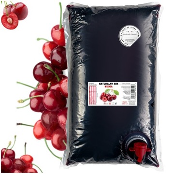 Sok Wiśniowy Wiśnia Naturalny Tłoczony na Zimno Tłocznia Szymanowice 1,5l