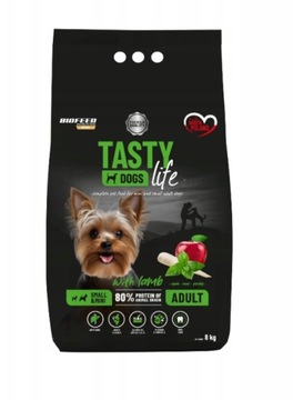 BIOFEED TASTY DOGS LIFE ADULT SMALL WITH LAMB 8KG