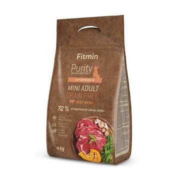 Fitmin Dog Purity Grein Free Adult Mini Beef 4 kg