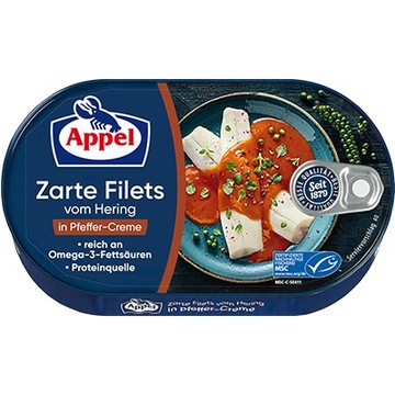 Appel filet śledziowy w kremie Pieprzowym 200 g