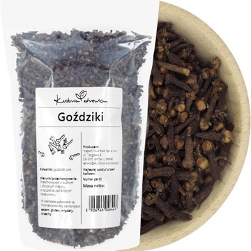 Goździki Całe Suszone 100g Aromatyczna Przyprawa Grzaniec Kuchnia Zdrowia