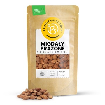 Migdały Prażone Solone 500 g Promienie Słońca