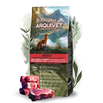 Sucha karma dla psa Arquivet Original wieprzowina iberyjska 12kg