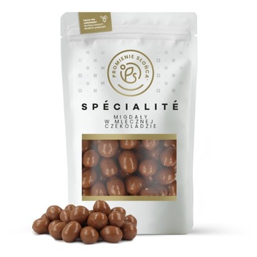 Migdały w Czekoladzie 500 g Migdały w Mlecznej Czekoladzie