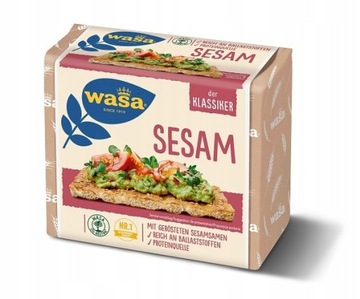 Wasa Delikatess Sesam Pieczywo chrupkie sezam 220g