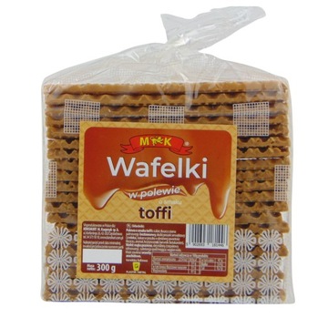 Wafelki W Polewie Toffi Mk 300G