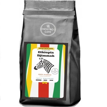 Kawa Ziarnista 1KG Etiopia Dijmmah Świeżo Palona