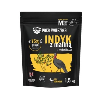 PAKA ZWIERZAKA sucha karma Seven’th Heaven Turkey & Raspberry  (Indyk i malina) 1,5 kg