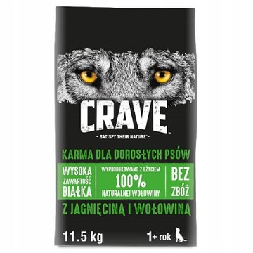 Crave Adult jagnięcina i wołowina 11,5 kg
