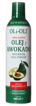 Oli-oli Olej z Awokado 100% Czysty Do Smażenia Pieczenia Grillowania 400ml
