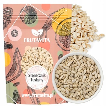 Słonecznik łuskany świeży 1kg naturalne ziarno Frutavita