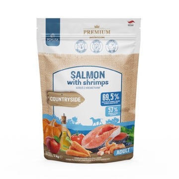 Pokusa Salmon with Shrimps Łosoś z krewetkami Adult 1kg