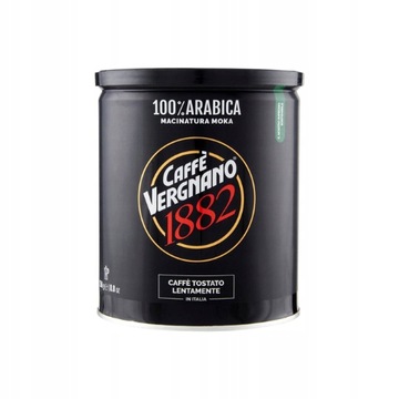 Kawa mielona Vergnano Moka puszka 250g 100% Arabica