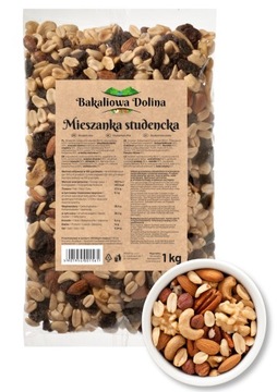 Mieszanka Studencka 1 Kg MIX Orzechy Zdrowa Przekąska