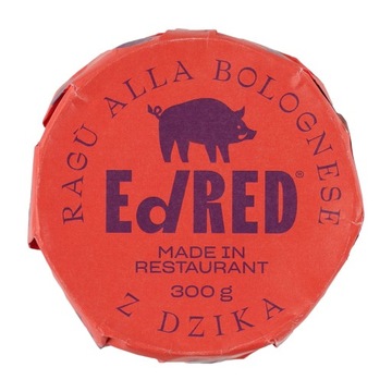 Ed Red Ragu alla Bolognese z dzika gotowe danie restauracyjne w puszce 300g