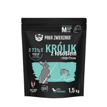 Paka Zwierzaka Seventh Heaven Królik łososiem M 1,5kg