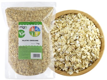 Płatki Owsiane 1kg Naturalne śniadanie MIGOgroup