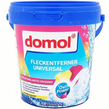 Domol Oxi Power Odplamiacz w proszku uniwersalny wiaderko 0,75 kg z Niemiec
