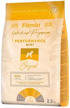 Karma dla psa FITMIN Mini Performance Drób 2.5 kg