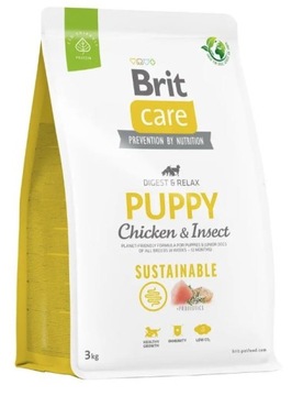 Brit Care Dog Sustainable Puppy Chicken&Insects 3 kg