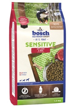 Bosch Petfood Sensitive Lamb & Rice - karma dla psów z wrażliwym żołądkiem z jagnięciną i ryżem 1kg