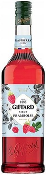 Giffard Syrop Barmański Malinowy 1L Malina 1000 ml do drinków herbaty