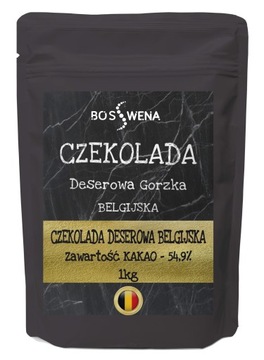 Czekolada Gorzka Belgijska 1kg deserowa do fontann founde Premium
