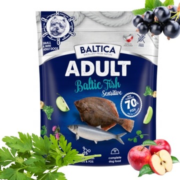 Baltica Adult Sensitive Baltic Fish XS/S 1kg RYBA MAŁE RASY