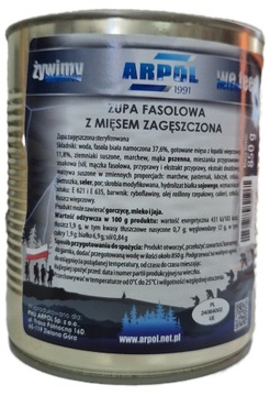 konserwa Arpol fasolówka z mięsem zagęszcz 850 g