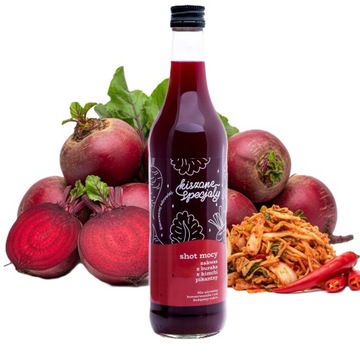 Zakwas z buraka z kimchi 500ml Kiszone Specjały