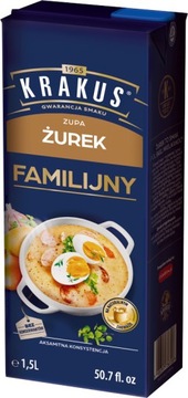 Krakus Zupa Żurek Familijny w kartonie 1,5l