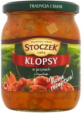 Stoczek Klopsy w jarzynach z koperkiem 500 g