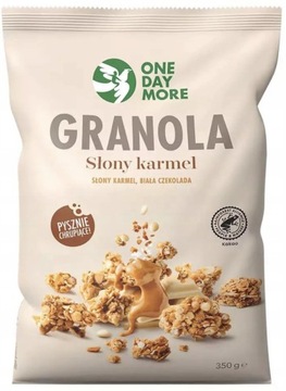 One Day More Musli Granola Słony Karmel 350g