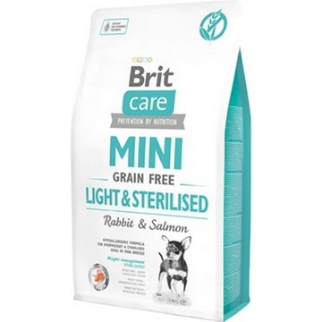 Brit Care Mini Light&Sterilised Rabbit&Salmon 2 kg