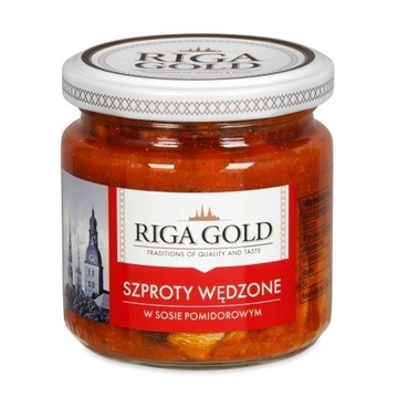 Riga Gold Szproty Wędzone W Sosie Pomidorowym 185G