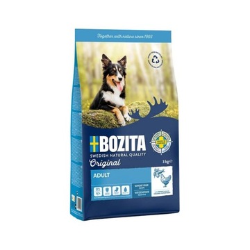 Pakiet oszczędnościowy Bozita Original, 2 x 3 kg - Adult, kurczak