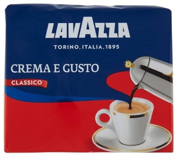 Kawa mielona Lavazza 500 g Crema E Gusto Classico 2X250g